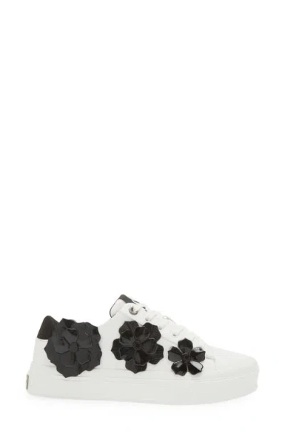 Karl Lagerfeld Paris Gael Flower Sneaker In White