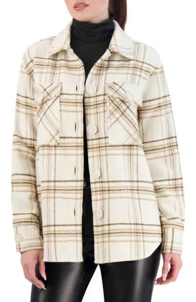 Ookie & Lala Plaid Shacket In Multi