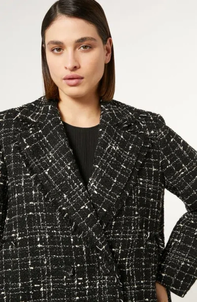 Marina Rinaldi Plus Size Saggina Double-breasted Tweed Jacket