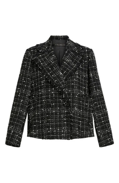 Marina Rinaldi Plus Size Saggina Double-breasted Tweed Jacket