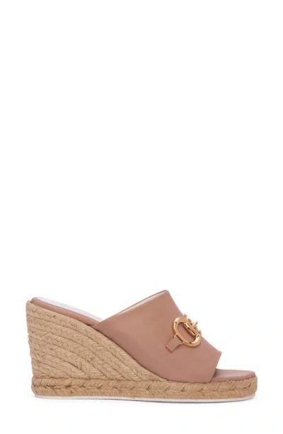 Beautiisoles Norma Espadrille Platform Wedge Slide Sandal