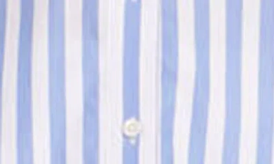 Staud Alita Stripe Triangle Top & Button-up Tunic Shirt Set