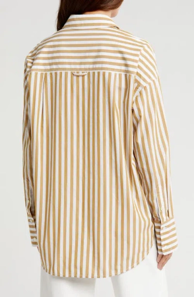 Staud Colton Stripe Oversize Shirt