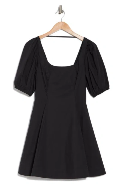 Staud Laelia Short Sleeve Fit & Flare Dress