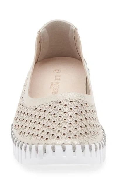 Ilse Jacobsen Tulipu Perforated Slip-on Sneaker