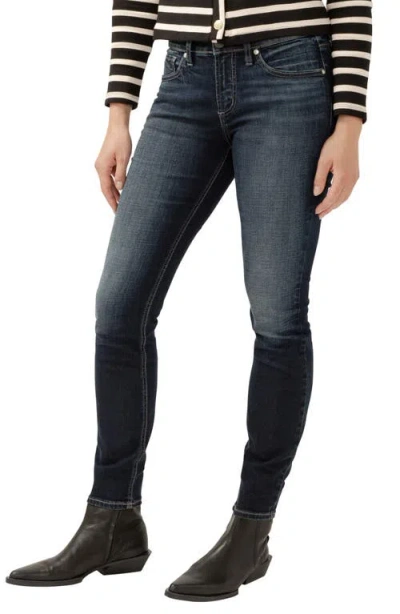 Silver Jeans Co. Suki Curvy Mid Rise Skinny Jeans