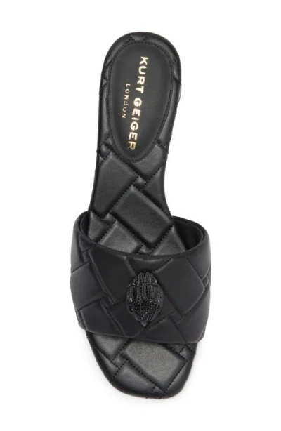 Kurt Geiger London Kensington Quilted Slide Sandal