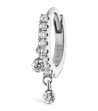 Maria Tash Diamond Eternity Double Dangle Earring
