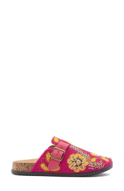 Wild Diva Lounge Matcha Embroidered Mule