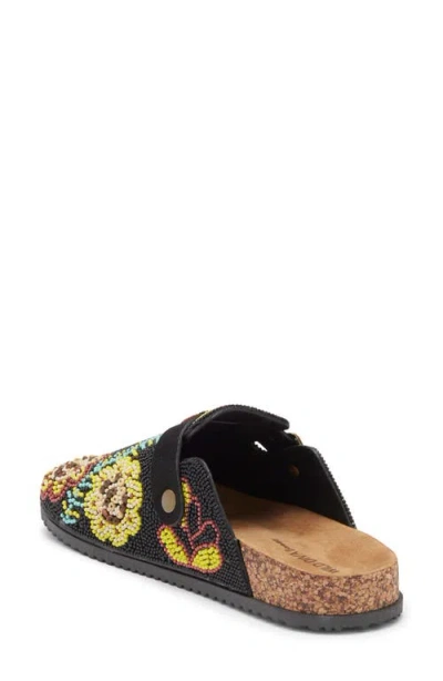 Wild Diva Lounge Matcha Embroidered Mule