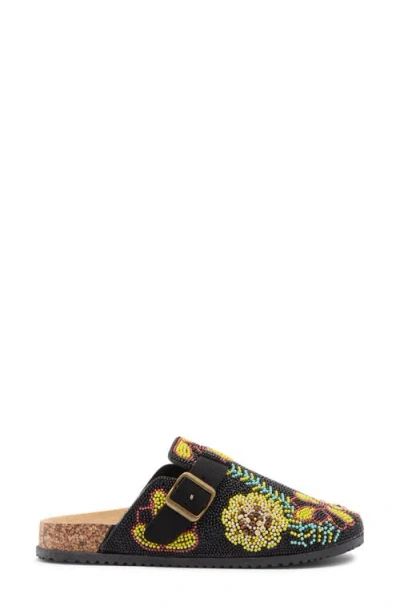 Wild Diva Lounge Matcha Embroidered Mule