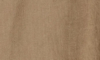 James Perse Linen Utility Pants In Brown