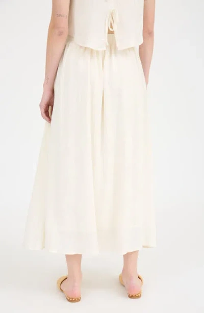 Blu Pepper Pleated Maxi Skirt