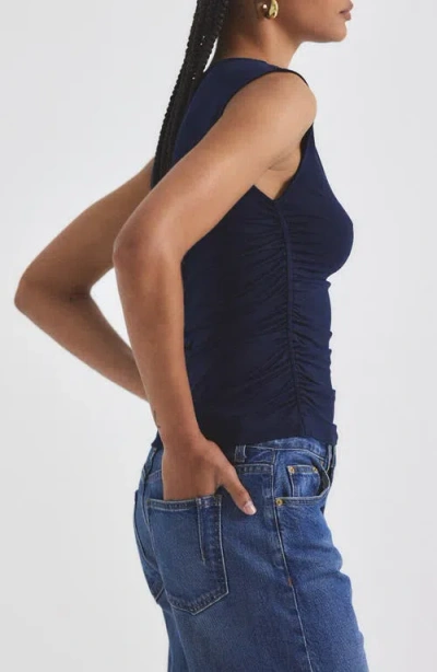 Derek Lam 10 Crosby Sophia Top In Night Sky In Blue