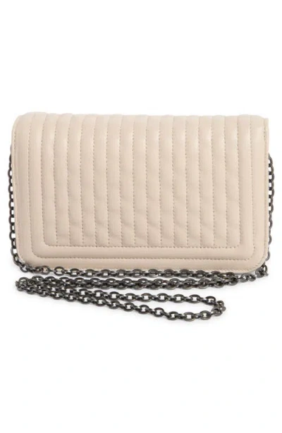 Longchamp Quilted Leather Flap Wallet On A Chain
