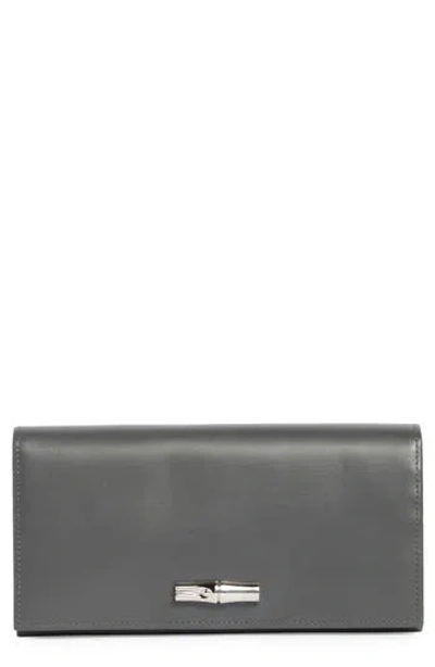 Longchamp Leather Flap Wallet