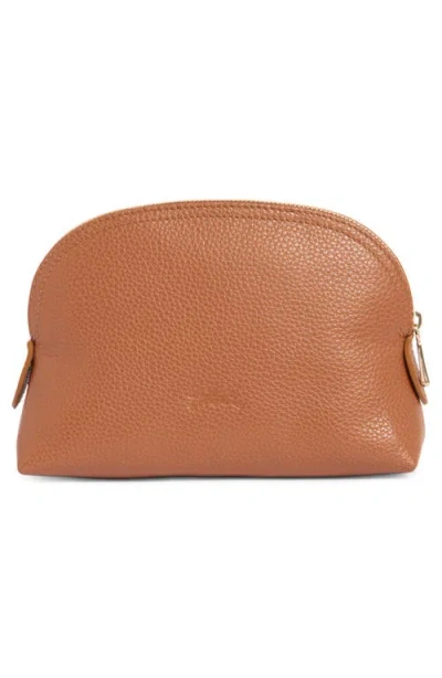 Longchamp Leather Dome Cosmetics Case