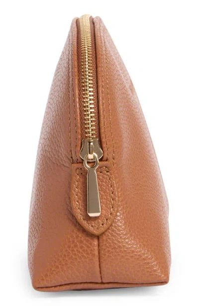 Longchamp Leather Dome Cosmetics Case