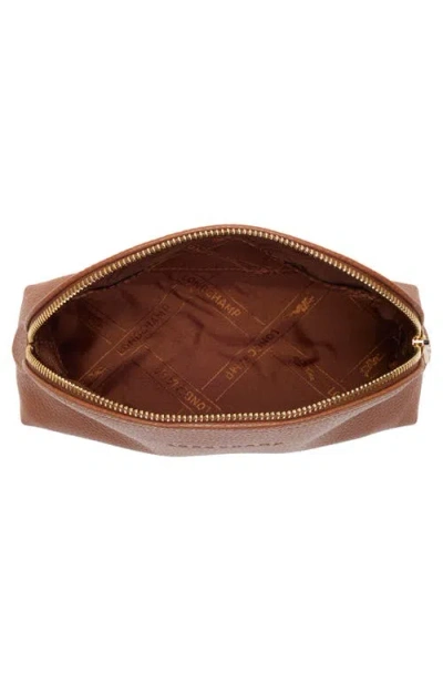 Longchamp Leather Dome Cosmetics Case