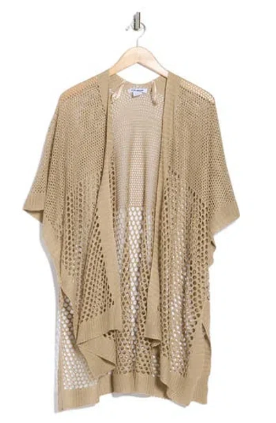 Steve Madden Beachside Waves Open Knit Ruana