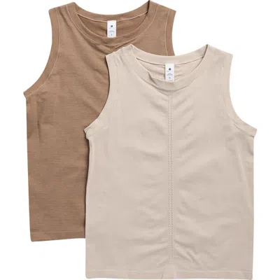 Yogalicious Bridgette 2-pack Center Seam Tanks