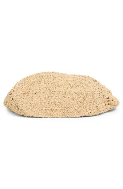 Collection Xiix Crochet Raffia Tote Bag