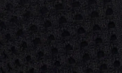 Halogen ® Openwork Short Sleeve Cardigan In Black