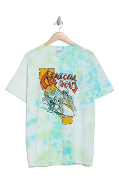 Junk Food Grateful Dead Tie Dye Graphic T-shirt In Blue