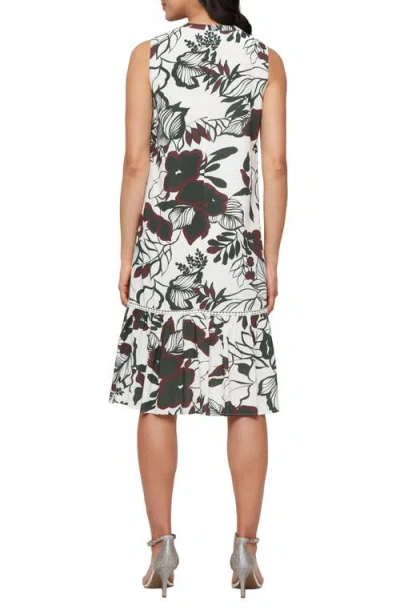 Sl Fashions Drop Waist Shift Dress In Animal Print