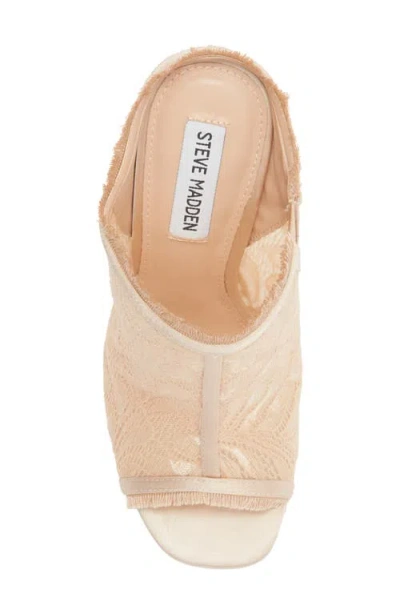 Steve Madden Kourt Open Toe Jacquard Mule