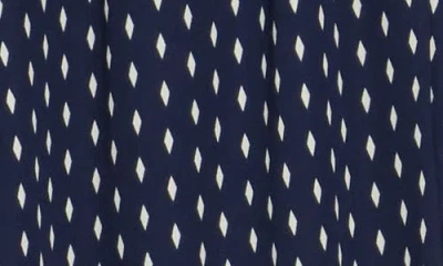 Bobeau Tie Waist Wide Leg Pants In Blue