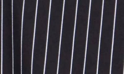 L Agence L'agence Ripley Stripe Button-up Shirt In Black