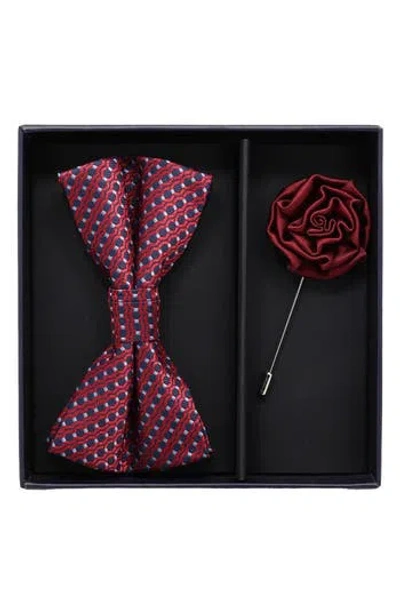 Ben Sherman Bow Tie & Lapel Pin Set