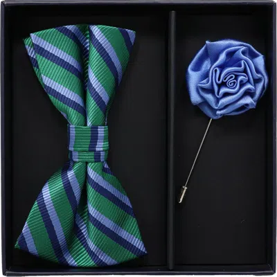 Ben Sherman Bow Tie & Lapel Pin Set