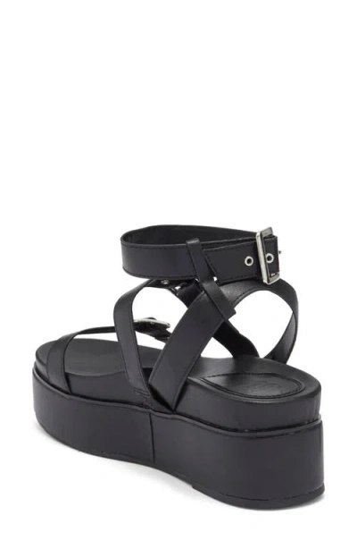 Asos Design Trombone Platform Buckle Sandal