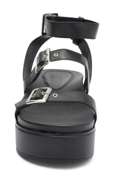 Asos Design Trombone Platform Buckle Sandal