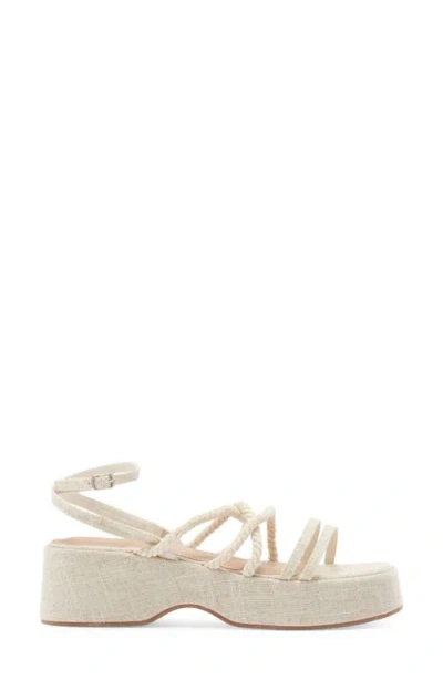 Asos Design Tari Rope Strap Wedge Platform Sandal