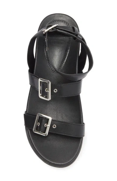 Asos Design Trombone Platform Buckle Sandal
