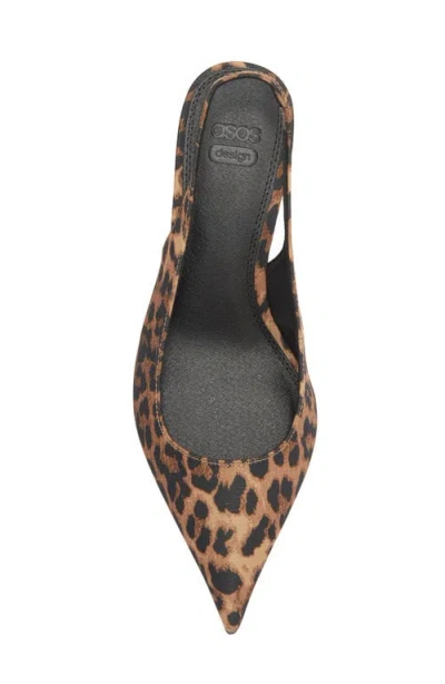 Asos Design Stroll Slingback Kitten Heel Pump