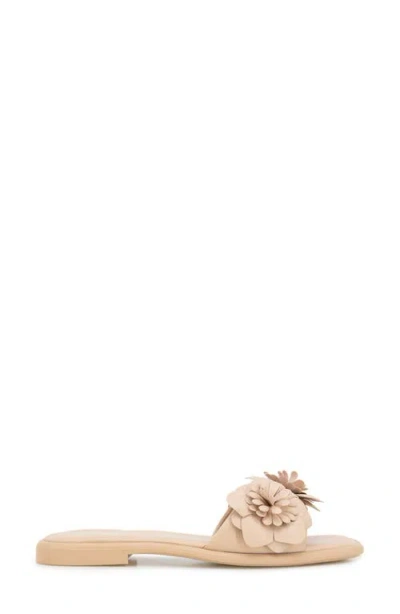 Esprit Heather Floral Appliqué Slide Sandal