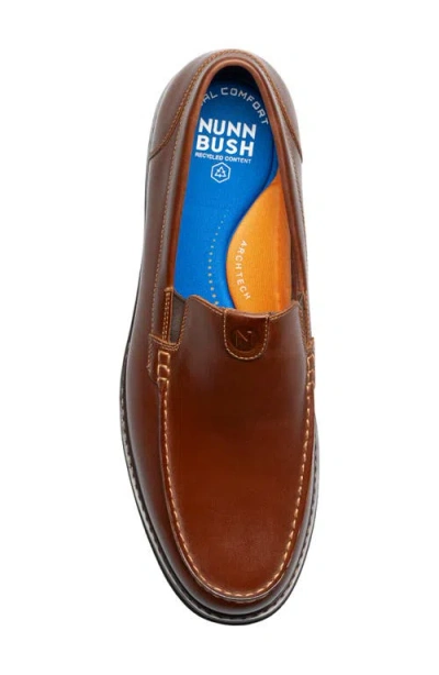Nunn Bush Owen Ii Moc Slip-on Loafer In Brown
