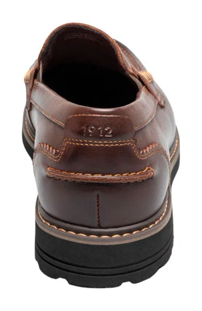 Nunn Bush Odin Ii Penny Loafer In Burgundy