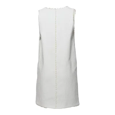 Msgm Frayed Sleeveless Mini Dress