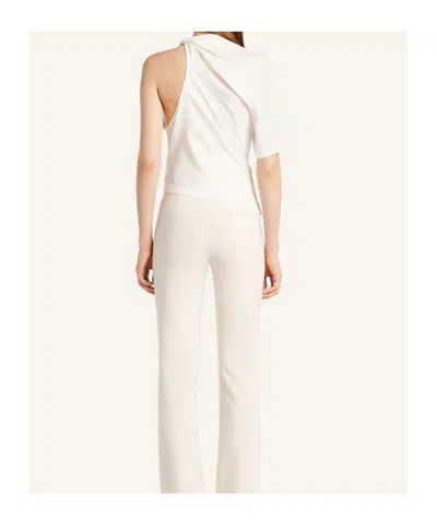 Courrèges Asymmetrical One-shoulder T-shirt In White