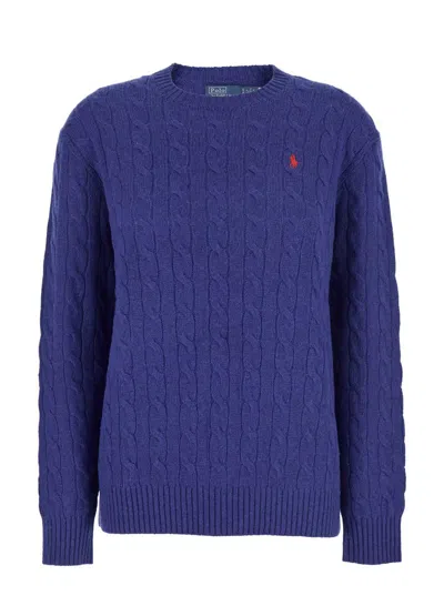 Polo Ralph Lauren Sweater Pull Oversize In Blue