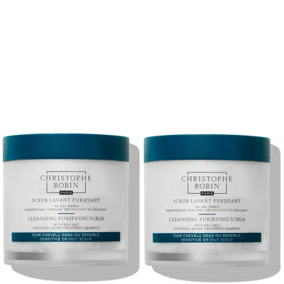 Christophe Robin Cleansing Purifying Scrub With Sea Salt Bundle 250ml
