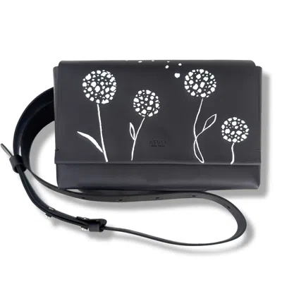 Aéhee New York Women's Aj Bag Dandelion Tattoo Black