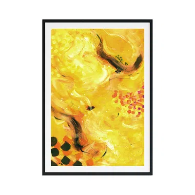 Jessica Slack Studio Yellow / Gold Look Now, The Sky Is Gold - Large Abstract Print