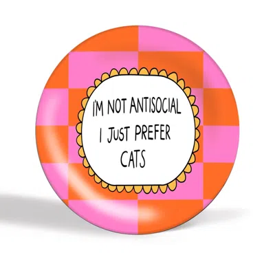 The Paper Tail Prefer Cats - Ceramic Plate