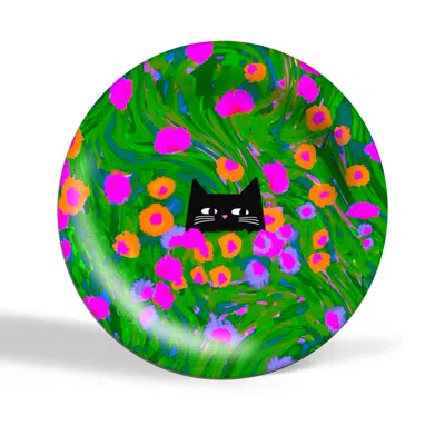 The Paper Tail Meadow Cat - Ceramic Plate
